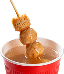 뜨끈한국물의어묵꼬치한개