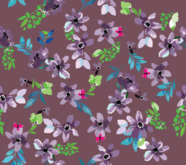 seamless vector design floral pattern
