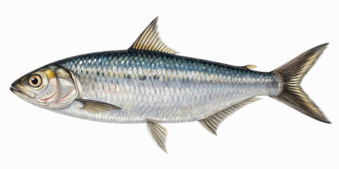 Obraz premium fish on a white background