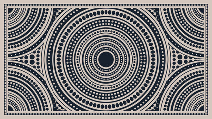 Elegant concentric circles background ideal for modern textile prints, captivating website designs, or unique branding elements with a geometric flair