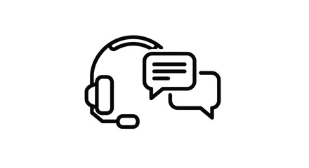 Customer service support icon
