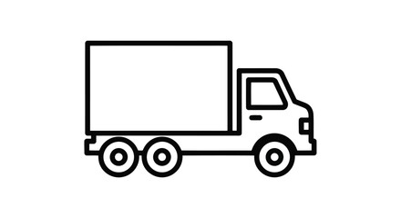 Illustration of a delivery truck