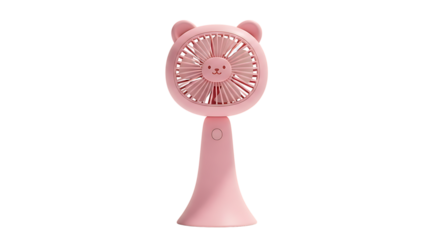 Cute pink cat ear mini portable handheld fan