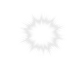 Fototapeta premium A stunning bright light burst PNG overlay for photo editing. Transparent background ideal for effects.