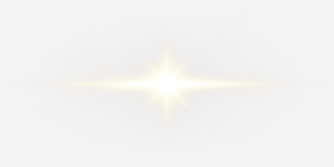 Cinematic light burst PNG overlay, perfect for enhancing your photos with glowing elements. Transparent design.