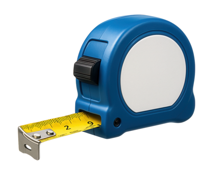 Erasable tape measure with writable surface for temporary notes in workshops.