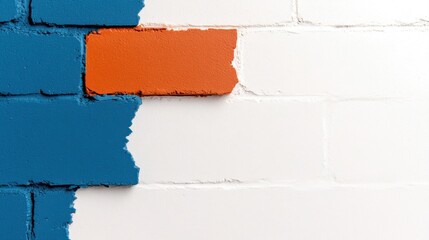 Get your future started - inspiring brick wall design urban environment motivational graphic for personal growth