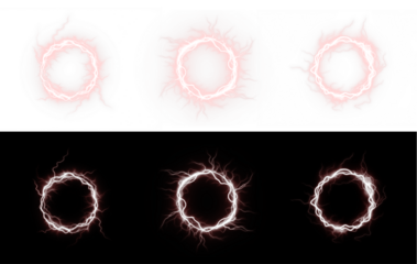 Create stunningly realistic visuals with incredible PNG lightning overlays for photos and electric effects