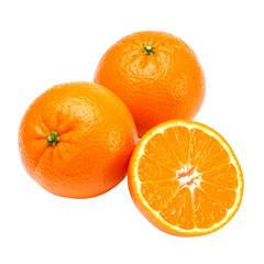 Fresh PNG of delicious tangerines with vibrant orange skin and juicy texture, ideal for healthy eating, fruit imagery, nutrition concepts, and natural food designs with transparency