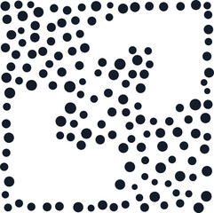 The texture consists of dots or circles of varying sizes. Some areas contain voids.