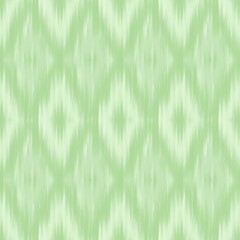Mint Whisper Soft Green Ikat Pattern