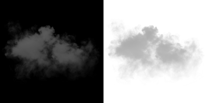 Realistic Smoke PNG Overlay on Transparent Background