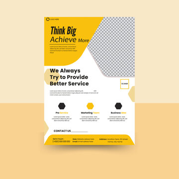 PROFESSIONAL A4 SIZE CREATIVE FLYER DESIGN TEMPLATE