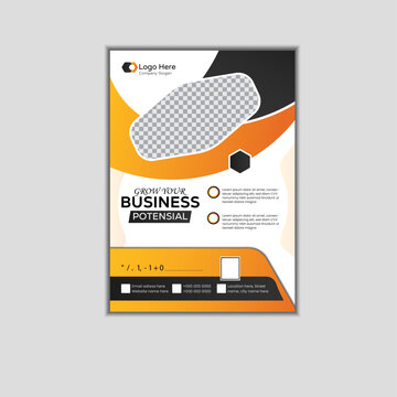 CREATIVE & PROFESSIONAL A4 SIZE CORPORATE FLYER DESIGN TEMPLATE