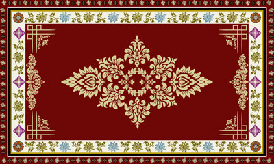 oriental mandala motif