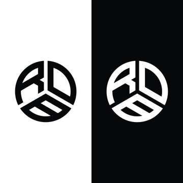 RDB monogram Logo Stock Illustrations, Vectors & Clipart.