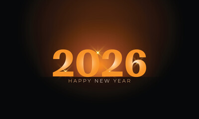 2026 happy new year logo text design set 2026 number design template collection