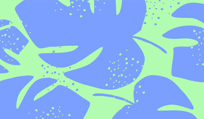 Floral abstract elements. Modern botanical background for poster, greeting card or invitation design