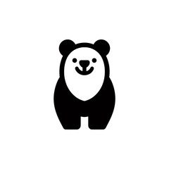 Adorable Cartoon Panda Bear Illustration for Design Purposes