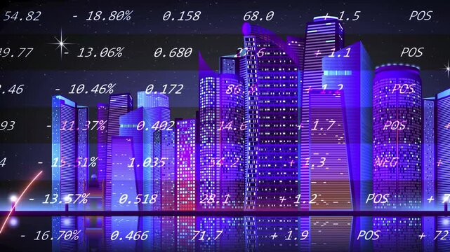 Blue trading terminal with glowing price chart. Neon finance interface in semi-side view.