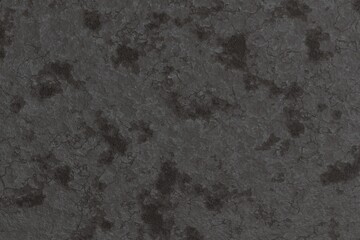 Dark, rough, and uneven charcoal-grey surface with mottled black patches and subtle fine cracks, suggesting a weathered stone or metal texture