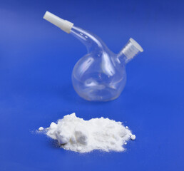 Inulin powder. Group of naturally occurring polysaccharides produced by many types of plant