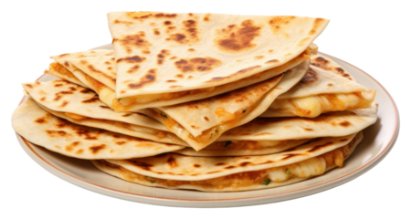 PNG Tortilla pancake bread plate.