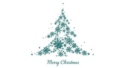 abstract christmas tree