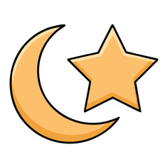 The shiny golden star vector icon is a perfect symbol for web design decoration