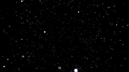 Moving through stars in deep space cosmic universe