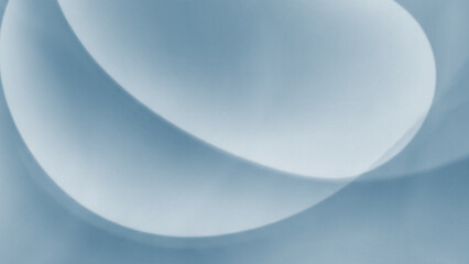 Soft blue abstract curved background