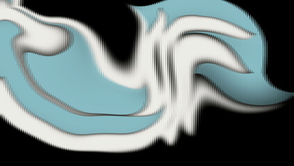 Frosted Chrome Mirage – Elegant Metallic Wave Texture in Silver Ice Blue Gradient