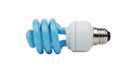 Isolated electric compact fluorescent lamp light bulb, energy saving spiral CFL, blue light