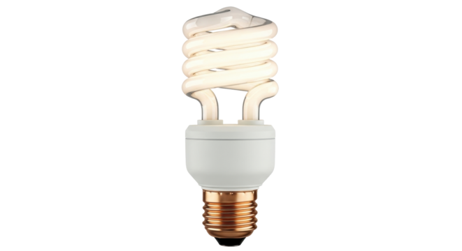 Isolated compact fluorescent lamp for energy efficiency and eco friendly home light bulb