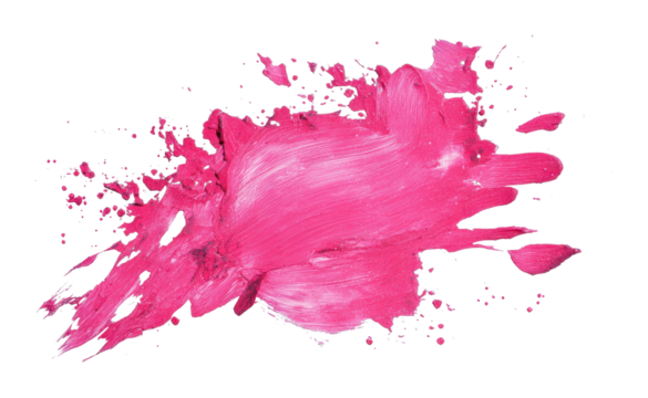 PNG Abstract pink in splash abstract stain paint.