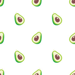 Avocado pattern geometric seamless. fresh avocados pattern.