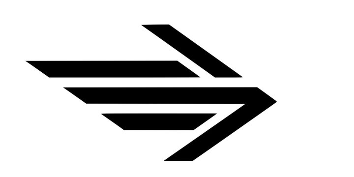 Dynamic Forward Slash Mark Bold Parallel Lines Vector Speed Element