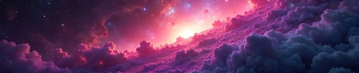 Vibrant Nebula Swirling in Cosmic Dust A Breathtaking Image of Space Exploration