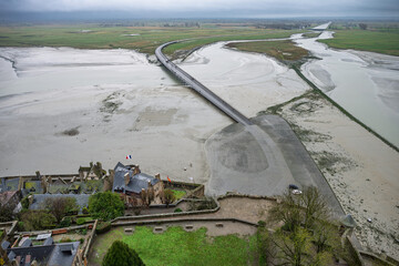 Mont Saint-Michel Tidal Landscape