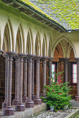 Mont Saint Michel Christmas Cloister