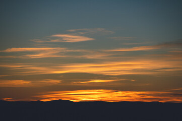 Sunrise from Roys Peak Summit in Early Autumn, New Zealand