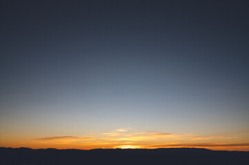Sunrise from Roys Peak Summit in Early Autumn, New Zealand