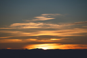 Sunrise from Roys Peak Summit in Early Autumn, New Zealand