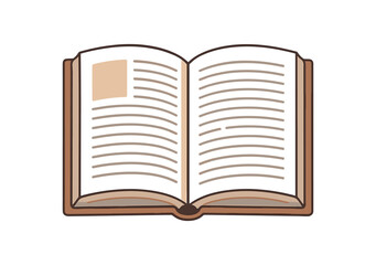 open encyclopedia education flat vector illustration style isolated on white background teacher with book education flat vector illustration style isolated on white background back to