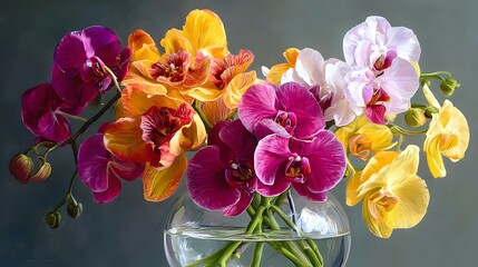 Tropical Orchid Arrangement1