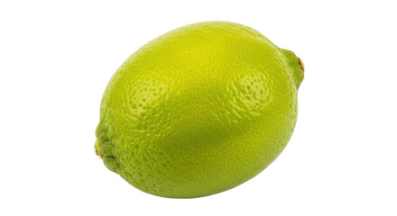 Isolated lime, fresh green citrus fruit full of vitamin C, ready for cooking and cocktails