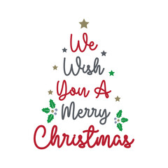 We Wish You A Merry Christmas: A Whimsical Cheerful Card of Love and Light

