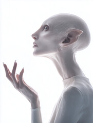 Unusual Fashion Model