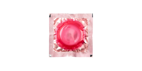 Barrier Protection: A close-up shot of a pristine, packaged condom, symbolizing safety, security, and responsible choices