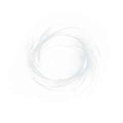 A dynamic spiral light swirl illustration with transparent background, perfect for creative overlay designs.